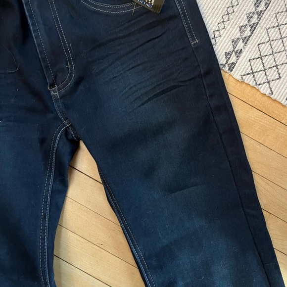 🆕 Boy Dark Denim Straight Cut Jeans, Size 14 - Picture 5 of 7